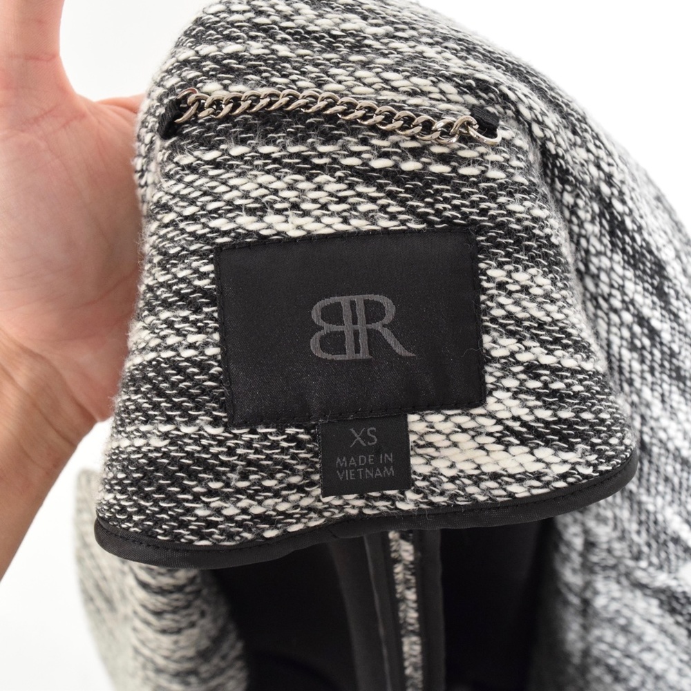 Banana Republic Tweed Scuba Knit Sweater Jacket - Picture 4 of 7